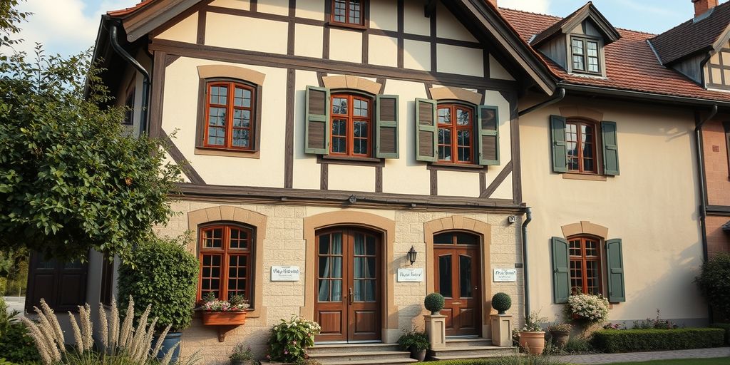 Charmanter Altbau mit restaurierter Fassade und Garten